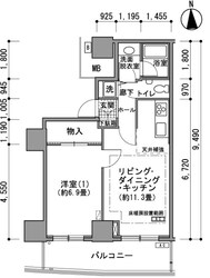 アクティ汐留の物件間取画像